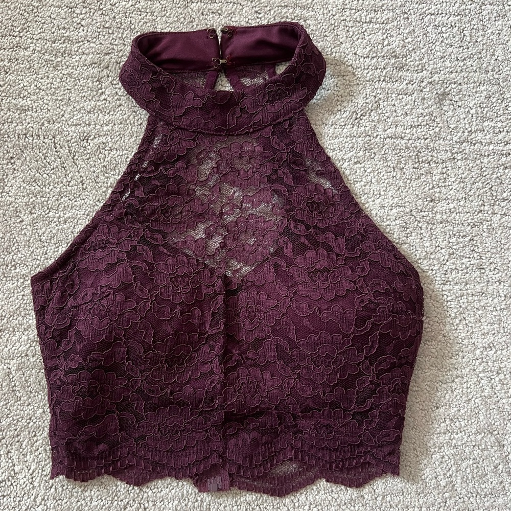 Sexy Lace Crop Top